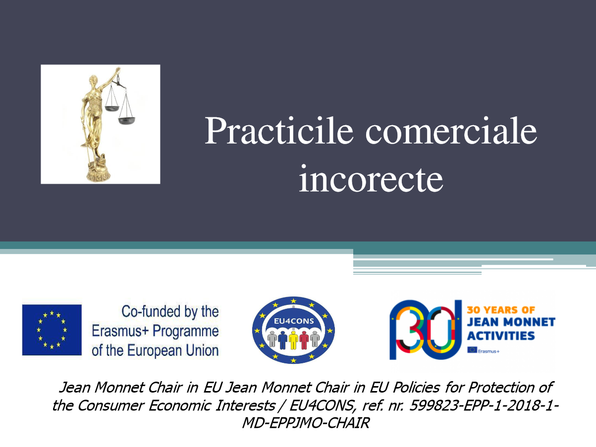 Practicile comerciale incorecte